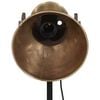vidaXL Vloerlamp 25 W E27 35x35x65/95 cm antiek messingkleurig
