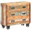 vidaXL Dressoir 80x30x70 cm massief gerecycled hout