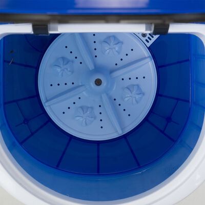 Mestic Wasmachine MW-100 draagbaar 180 W blauw en wit
