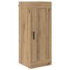 vidaXL Highboard Artisan Eiken 34,5 x 34 x 180 cm Bewerkt hout