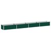 vidaXL Verhoogd Tuinbed Groen 320 x 40 x 24 cm koudgewalst stalen