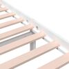 vidaXL Bedframe massief hout wit 180x200 cm