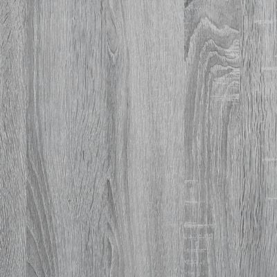 vidaXL Bakkersrek 90x40x84 cm bewerkt hout en metaal grijs sonoma