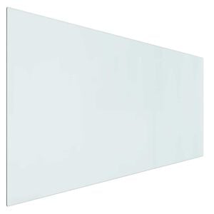 vidaXL Vuurplaats Glazen Plaat Doorzichtig 120 x 60 cm Glas