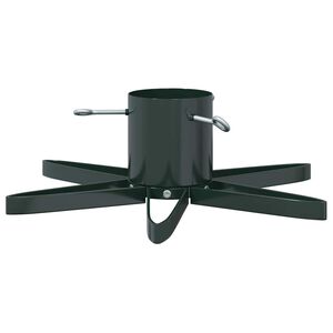 vidaXL Kerstboomstandaard 1.73 Groen 50 x 50 x 15,5 cm Staal