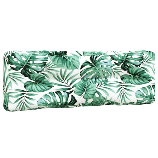 vidaXL Palletkussens 5 st stof bladpatroon