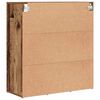 vidaXL Schoenenkast met plank Oudhout 77,5 x 30 x 83,5 cm Bewerkt hout
