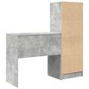 vidaXL Bureau met lade 2 pcs Beton Grijs