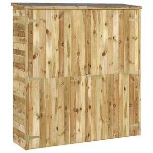vidaXL Tuinschuur 163x50x171 cm massief grenenhout