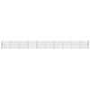 vidaXL Draadgaashek met flens 2,2x25 m antracietkleurig