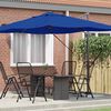 vidaXL Cantilever Roma parasol Blauw en Zwart 352 x 251 x 260 cm