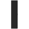 vidaXL Hoge kast 40x42,5x185 cm bewerkt hout zwart