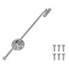 vidaXL Trekstang Scharnier 12 pcs Zilver 190 mm Metaal