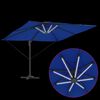 vidaXL Parasol azuurblauw 286 x 285 x 270 cm Aluminium