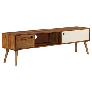 vidaXL Tv-meubel 140x30x40 cm massief acaciahout