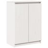 vidaXL Dressoir 60x36x84 cm massief grenenhout wit