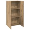 vidaXL Kantoor kast met plank artisanaal eikenkleurig 60 x 32 x 115 cm