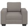 vidaXL Sofastoel Taupe 100x77x82 cm Stof