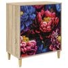 vidaXL Ladekast KIEL Donker pioenroosprint 66 x 36,5 x 75 cm Sonoma