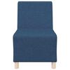 vidaXL Modulaire Bankeenheid Armlos 2 pcs Blauw 55 x 74 x 82 cm Stof