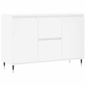 vidaXL Dressoir 101,5x35x70 cm bewerkt hout wit