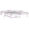 vidaXL Bedframe massief grenenhout wit 140x200 cm