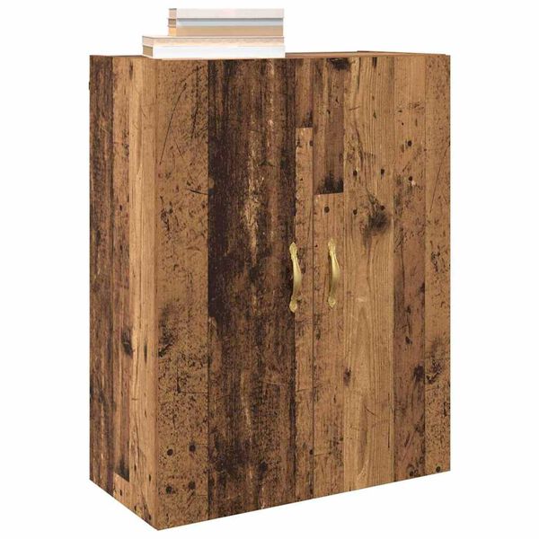 vidaXL Wandkast 2 pcs Oudhout 69,5 x 34 x 90 cm Bewerkt hout