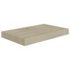 vidaXL Wandschappen zwevend 4 st 40x23x3,8 cm MDF eikenkleurig
