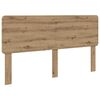 vidaXL Hoofdbord Artisan Eiken Bewerkt hout