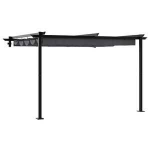 vidaXL Paviljoen 300 x 300 x 200 cm Antraciet Polyester