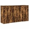 vidaXL Receptiebalie 180x50x103,5 cm bewerkt hout gerookt eikenkleurig