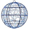 vidaXL Kerst Finial Licht 300 LED's Blauw Diameter 30 x 32 cm