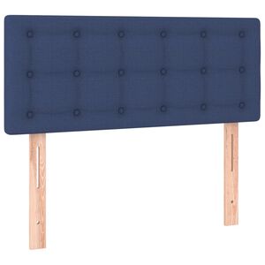 vidaXL Hoofdbord 100x5x78/88 cm stof blauw