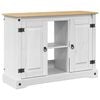 vidaXL Aquarium Stand Corona Wit en Bruin 101,5 x 37 x 73 cm