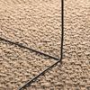 vidaXL Vloerkleed ZIZUR beige binnen en buiten 100x200 cm jute look