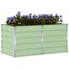 vidaXL Plantenbak Groen 160 x 80 x 75 cm Staal