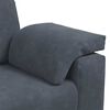 vidaXL Loveseat bank 120 cm fluweel donkergrijs