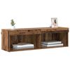 vidaXL Tv-meubelset met LED Oud Hout 100 x 30 x 30 cm Bewerkt hout