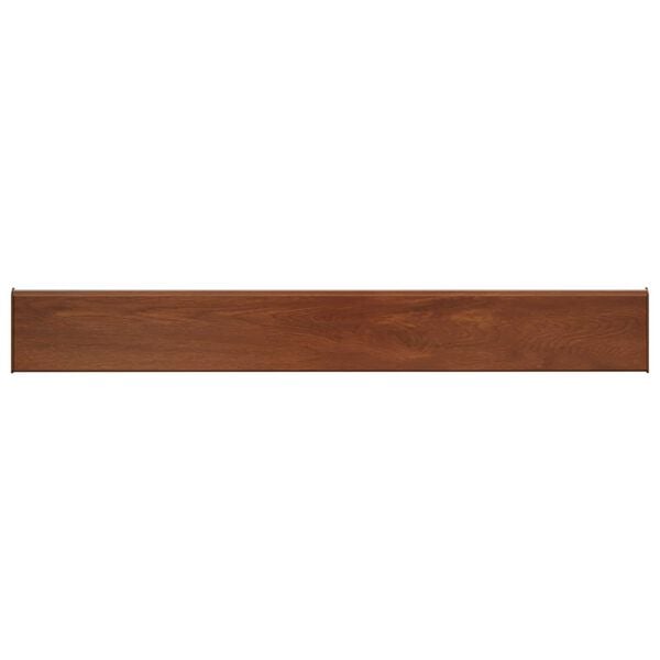 vidaXL Raamsokkel Bruin Hout 80 x 15 x 4,5 cm PVC