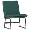 vidaXL Loungestoel 52x75x76 cm stof donkergroen