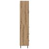 vidaXL Hoge kast met lade 2 pcs Artisan Eiken Bewerkt hout
