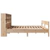 vidaXL Bed met boekenkast zonder matras massief grenenhout 160x200 cm