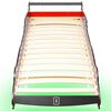 vidaXL Kinderbed raceauto met LED-verlichting rood 90x200 cm