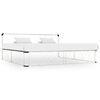 vidaXL Bedframe metaal wit 180x200 cm