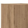 vidaXL TV Wandkast Ambachtelijk eiken 30,5 x 35 x 30 cm Bewerkt hout