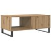 vidaXL Salontafel 90x50x36,5 cm bewerkt hout artisanaal eikenkleurig