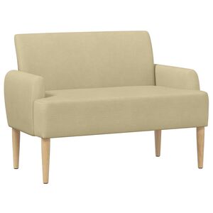 vidaXL Loungebank met knopencomfort Lichtgroen Grijs 116 x 67 x 81 cm