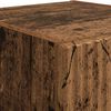 vidaXL TV Wandkast 2 pcs Oud Hout 30 x 31 x 100 cm Bewerkt hout