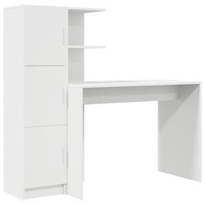 vidaXL Bureau 2 pcs Wit