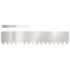 vidaXL Tuinrand 50 pcs 100 x 0.05 x 20 cm Roestvrij staal Zilver